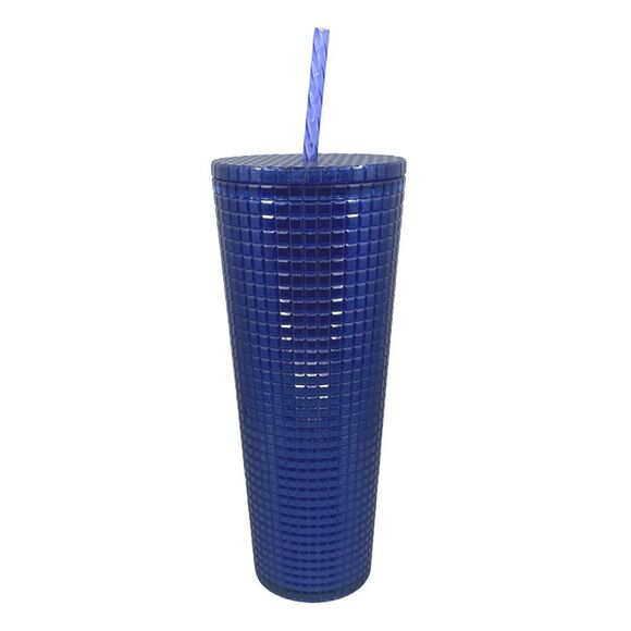 Starbucks Blueberry Pearl Glitter Grid Tumbler - 24 oz - Picture 3 of 4
